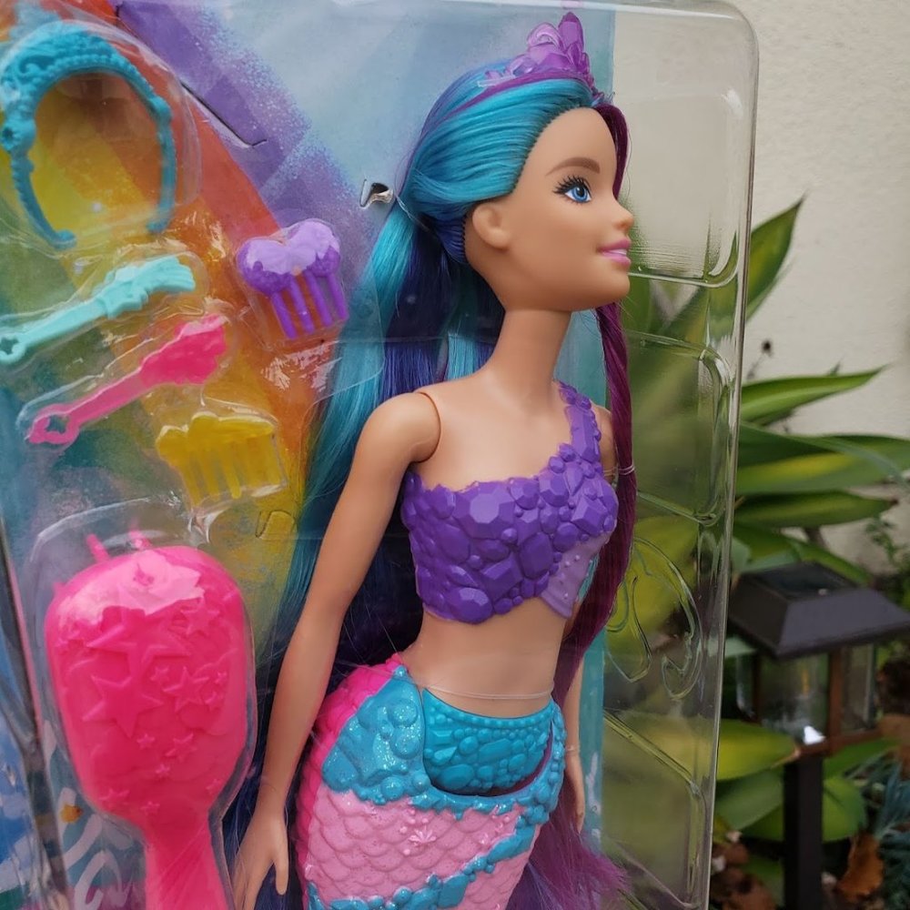 NEW Barbie Dreamtopia Mermaid Doll purple hair Birthday gift stocking stuffer - Picture 11 of 14